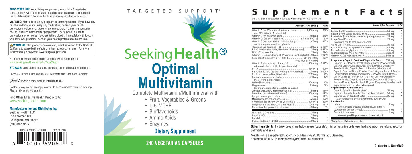 Optimal Multivitamin